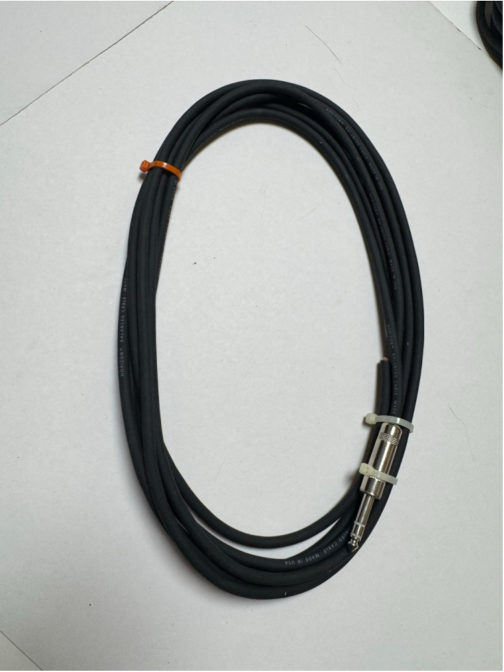 Horizon 15ft Balanced Microphone Cable BLC-15S - 1/4” to stripped bare tinned